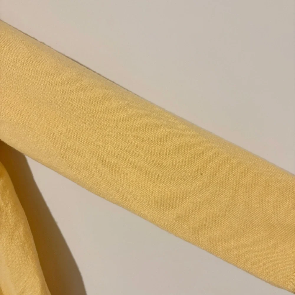 JOHN W‎ NORDSTROM V-NECK SWEATER 100% CASHMERE YELLOW SOLID MEN Medium